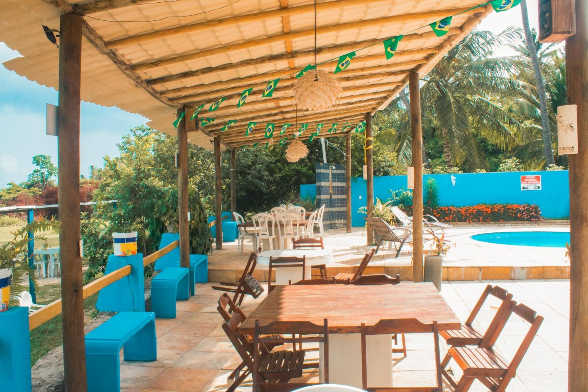 טראירי Pousada E Restaurante Sombra Dos Coqueiros מראה חיצוני תמונה